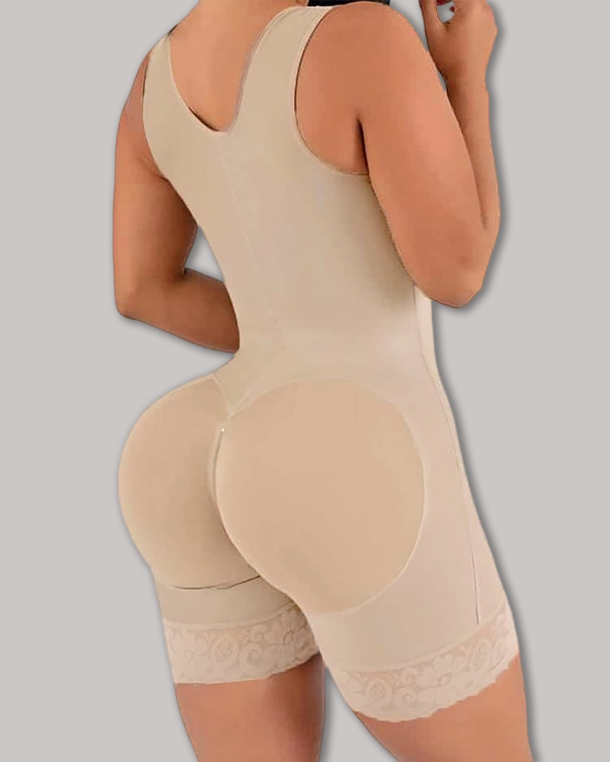 High Compression Short Girdle With Brooches Bust Girdle With Bust For Daily And Post-surgical Use-Curvy-Faja