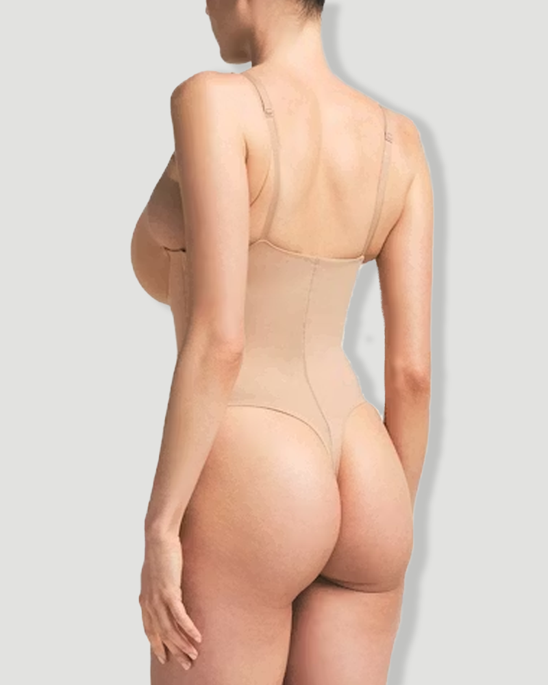 Plunge Push-Up Seamless Body Shaper Bodysuit（Pre-Sale）