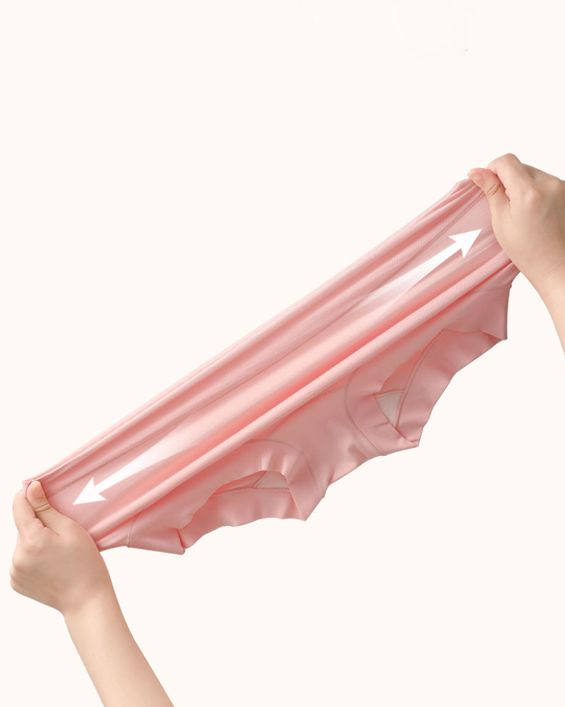 Long-Staple Cotton Antibacterial Mid-Rise Panties