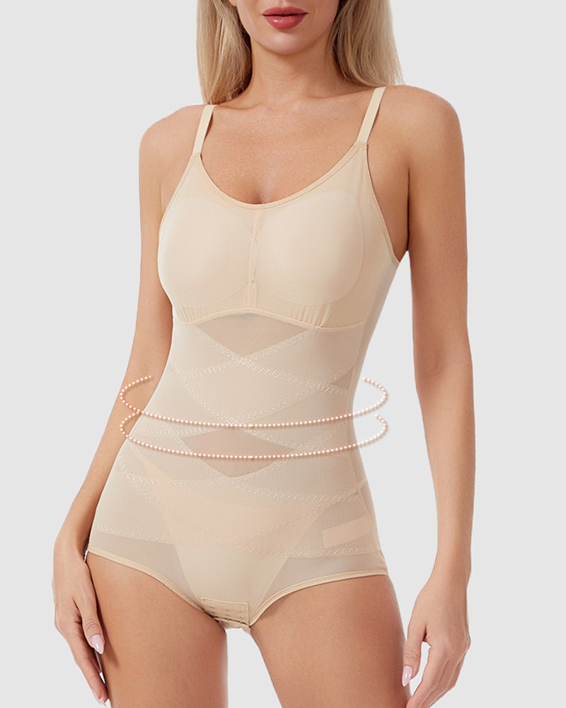 Belly Corset Waist-Tightening Chest Cover Body-Shaping Bodysuit-Curvy-Faja
