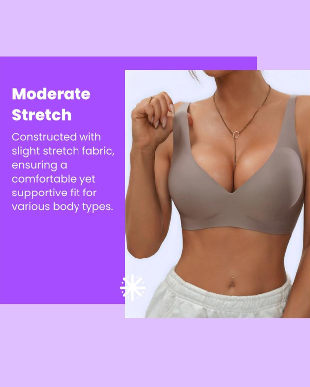 Jelly-Like Seamless Underwear Comfortable And Supportive Wire-Free Bra