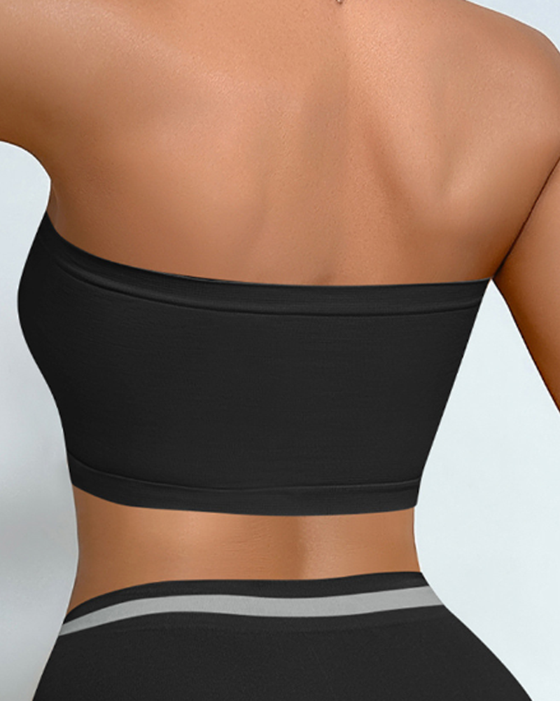 Casual Comfortable Strapless Seamless Breathable Bandeau Top-Curvy-Faja