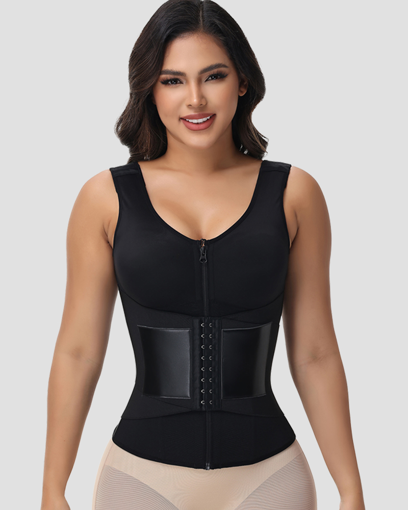 Hourglass Tummy Control Body Shaper Workout Corset Shapewear in Built Bra