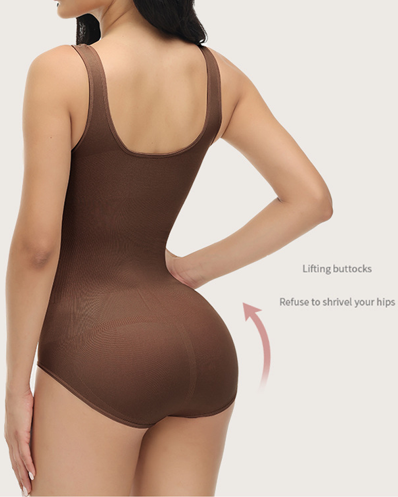 Seamless Tummy Control Waist Shaping Butt Lifting And Body Shaping Bodysuit