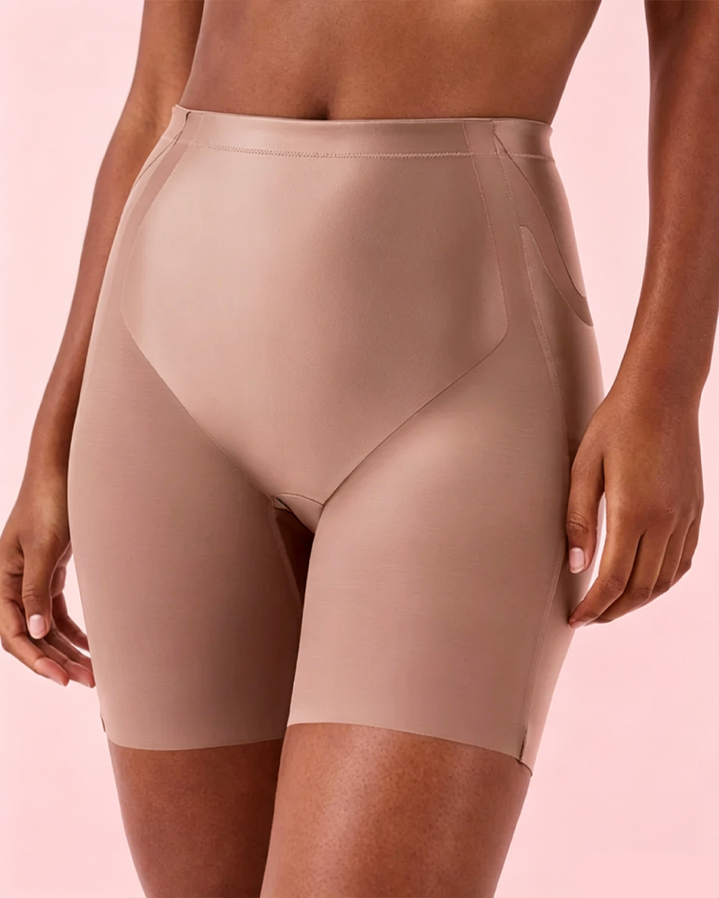 High Waist Butt Lifting Tummy Control Mid-Thigh Shapewear Shorts（Pre-Sale）