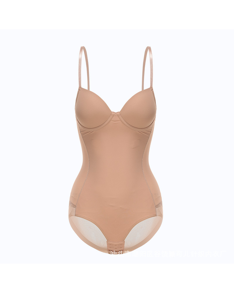 Tummy Control And Butt-Lifting Shapewear Bodysuit With Built-In Bra