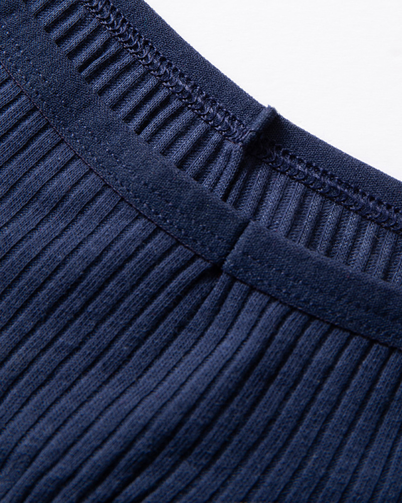 Cotton Crotch High Elastic Low Waist Simple Breathable Underwear