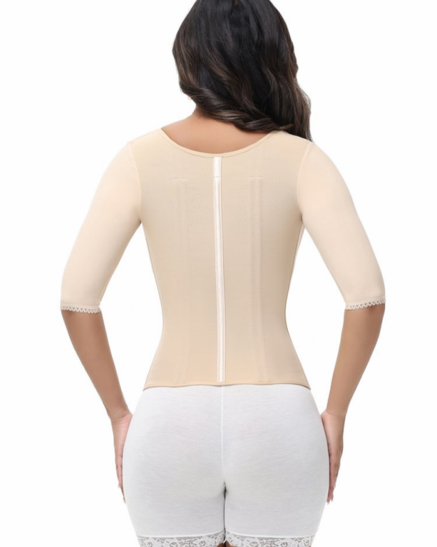 Women’s Sleeved Body Sculpting Kit - Waist Cincher with Sleeves & Waist Trainer for Full-Body Contouring-Curvy-Faja