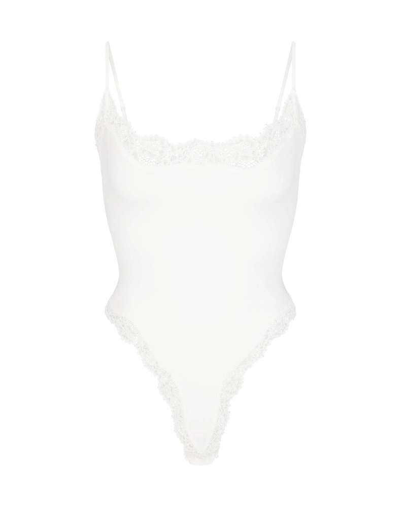 Sexy Halter-Neck Lace Bodysuit-Curvy-Faja