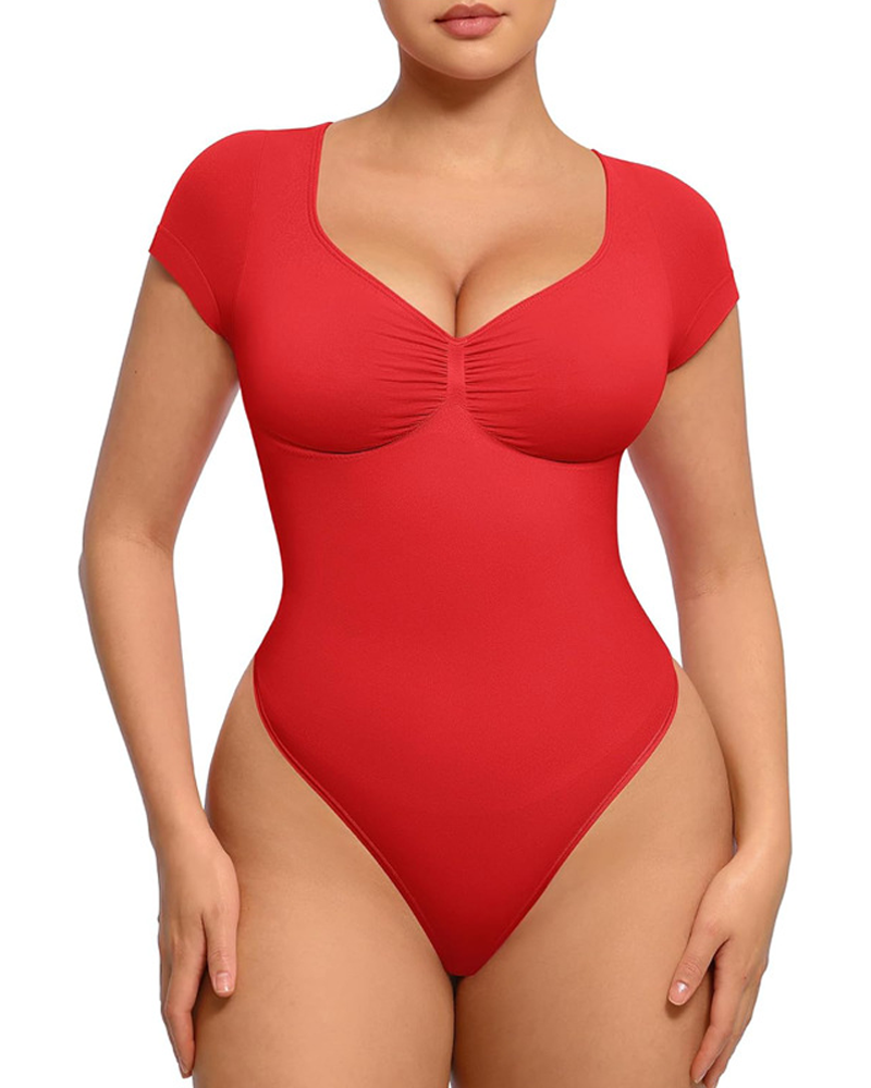 Seamless Body Shaping Bodysuit For Lifting Buttocks-Curvy-Faja