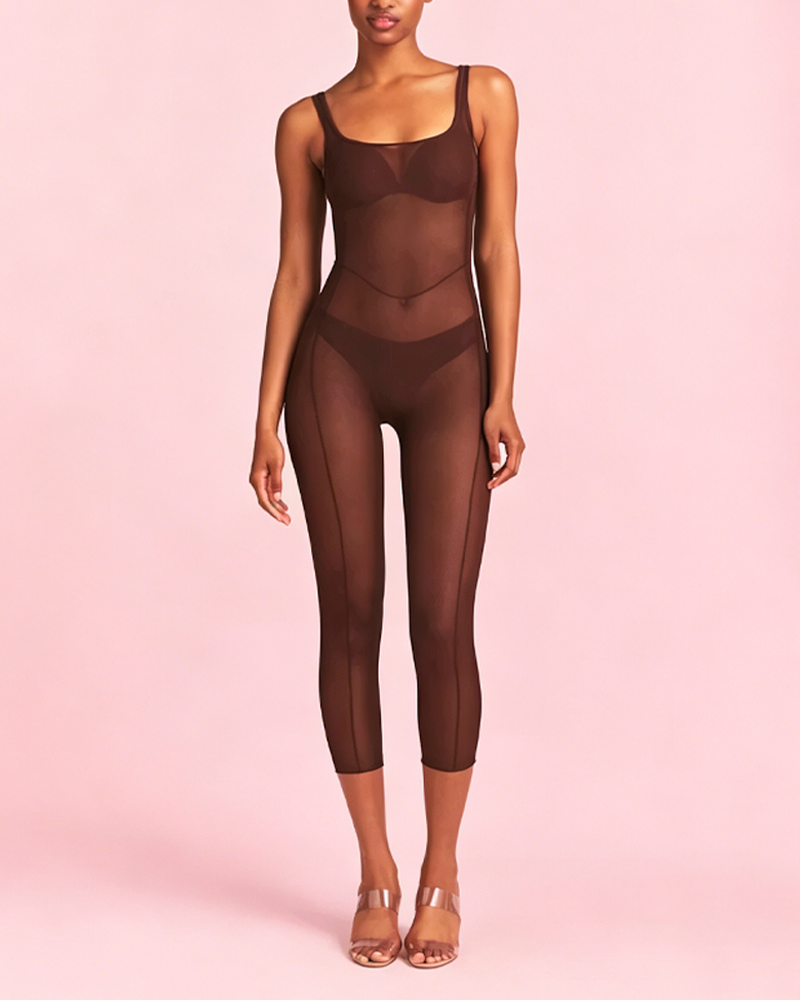 Summer Breathable High Compression Mesh Full-Body Shaping Bodysuit（Pre-Sale）