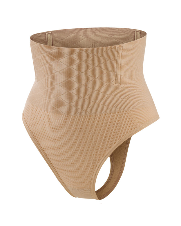 Thong-Style High-Waisted Shaping Underwear With Hip Lift And Tummy Control