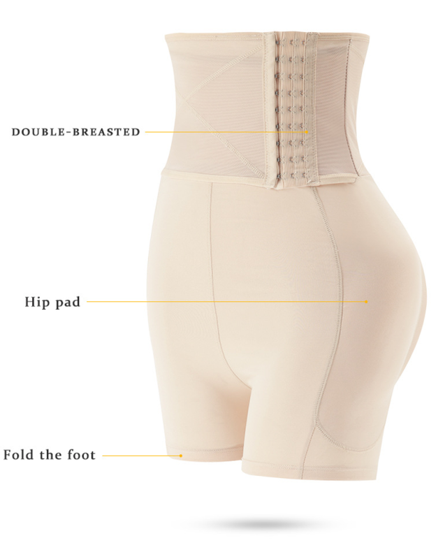 Buttock-Enhancing Hip-Lengthening Padded Waist-Slimming And Tummy-Cinching Shaping Pants