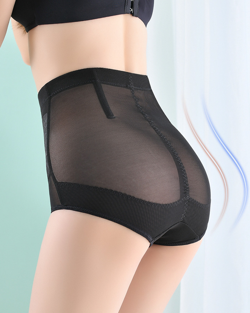 High Waisted Snap Button Postpartum Shaping Underwear