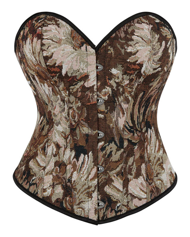 Retro Shaping Push-Up Fishbone Corset