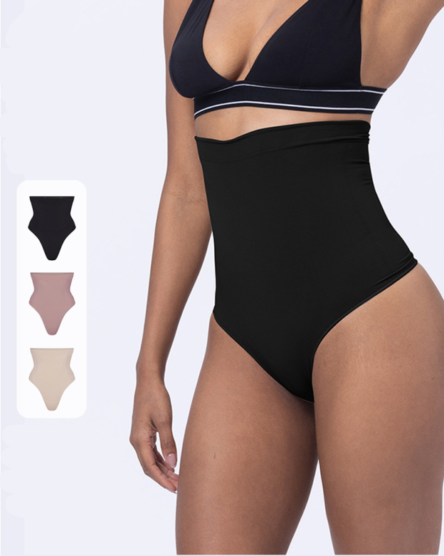 High-Waisted Thong High-Elasticity Tummy-Control Seamless Leggings