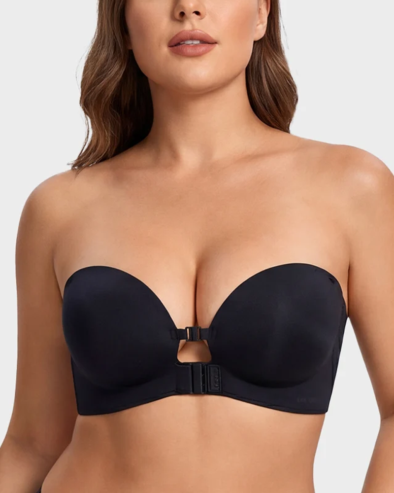 Detachable Straps Front Closure Anti-Slip Lift Support Bra