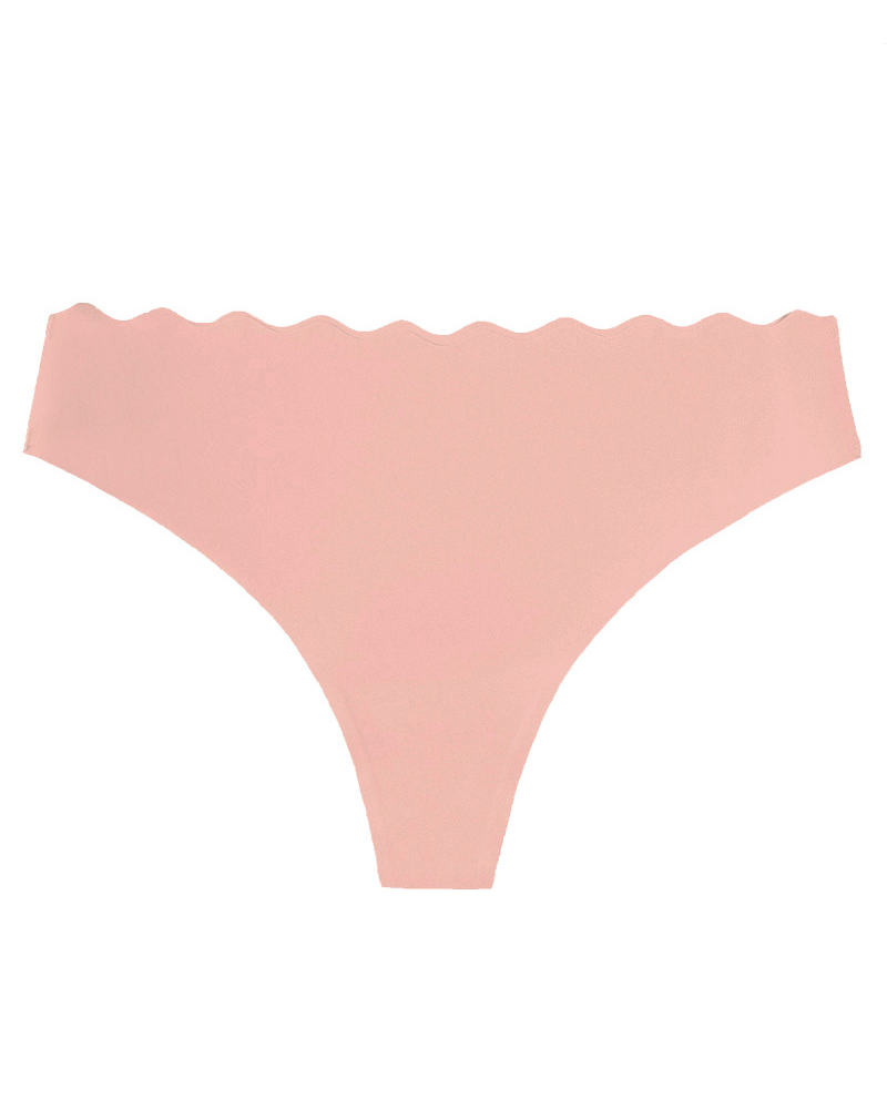 Women's Seamless Hollow-Out Wave Knickers Underwear