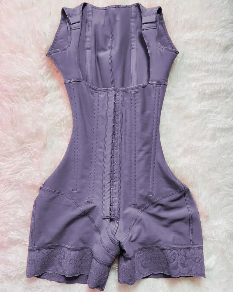 Buttoned Butt Lift Full Body Shaper