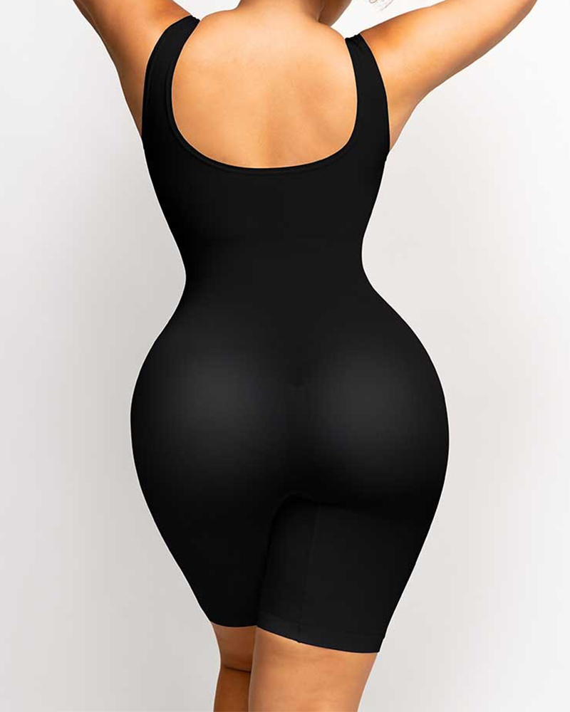 Women's One Piece Tummy Control Seamless Shapewear Bodysuit