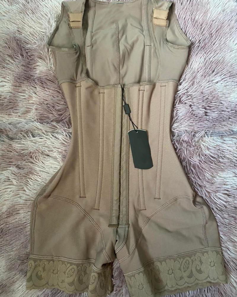 Buttoned Butt Lift Full Body Shaper