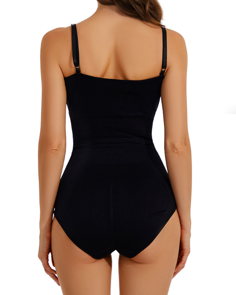 Hip-Lifting Suspender Elastic Body-Shaping Bodysuit-Curvy-Faja