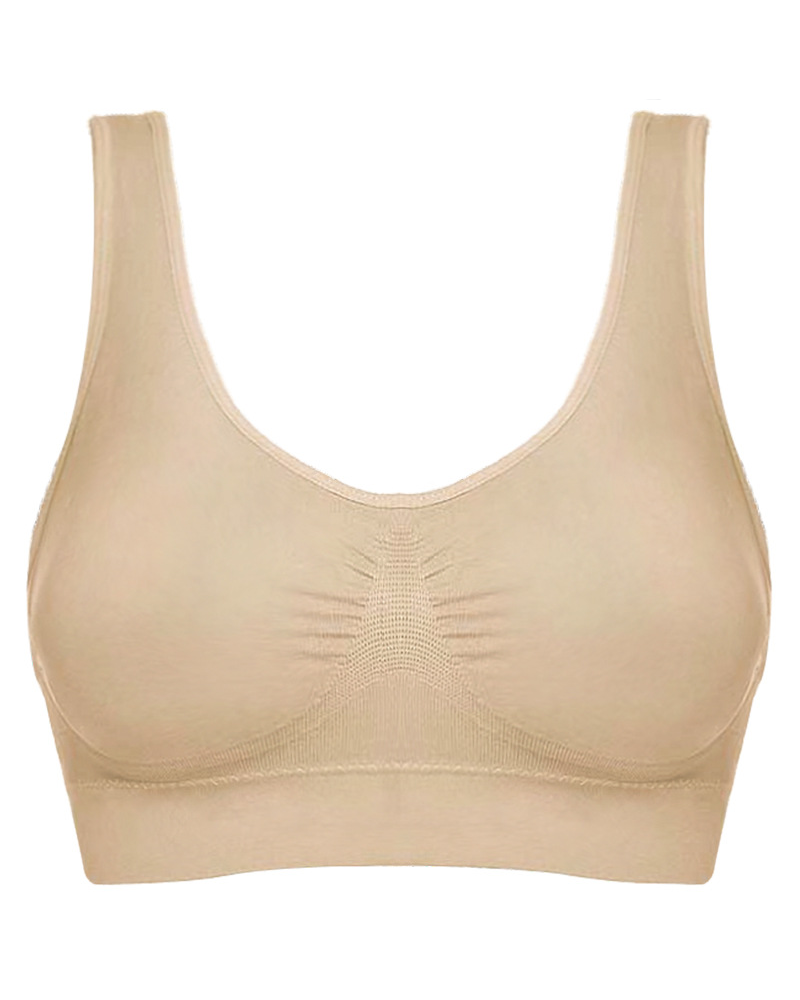 Wire-Free Plus-Size Sports Double-Layer Bra-Curvy-Faja