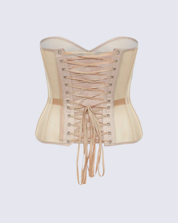 Breast-Covering Mesh Sexy Corset