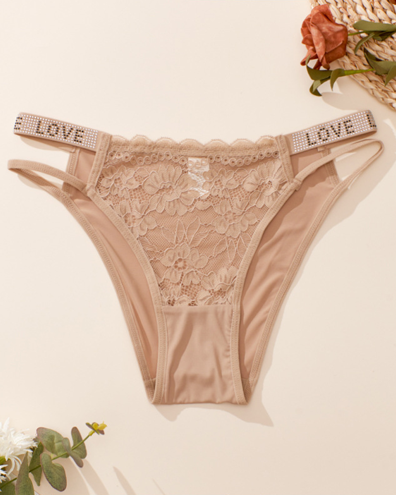 Sexy Multi-Layered Rhinestone Panties