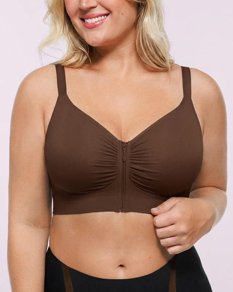 Comfy Lift Front Zipper Wire-Free Bra (Pre-Sale)