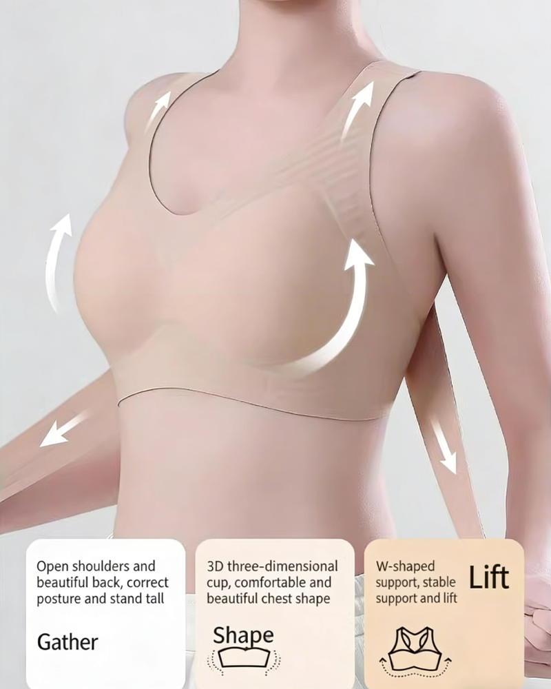Posture-Correcting Seamless Push-Up Anti-Sagging Bra