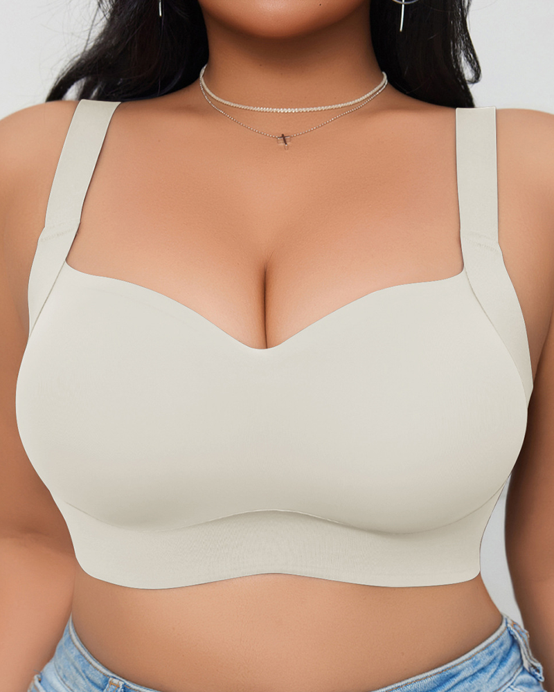 Plus-Size Seamless Push-Up Bra To Prevent Sagging