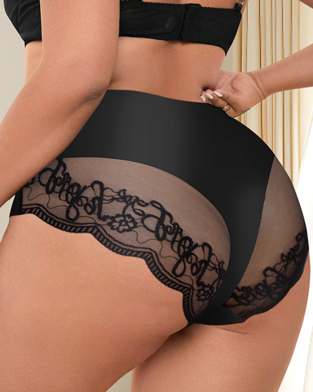 Patchwork Lace Sexy Triangle Panties