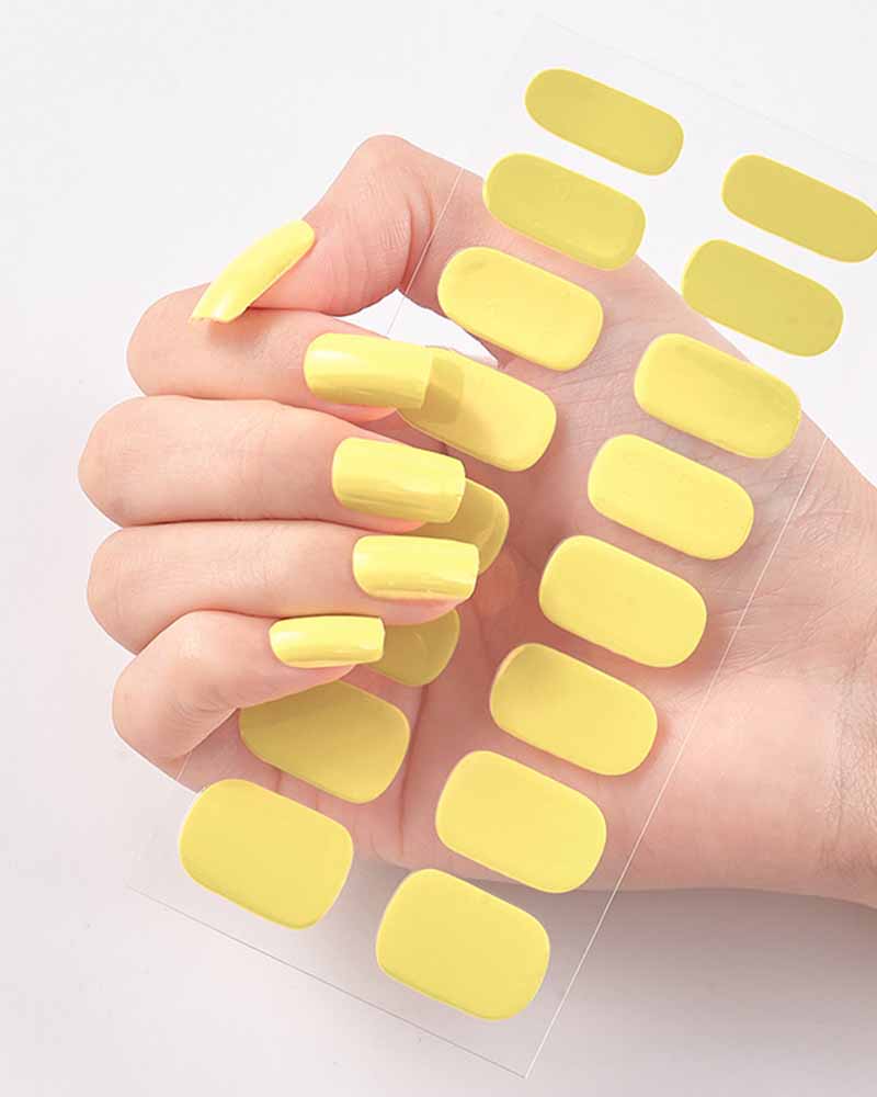 Simple Nail Sticker-Curvy-Faja