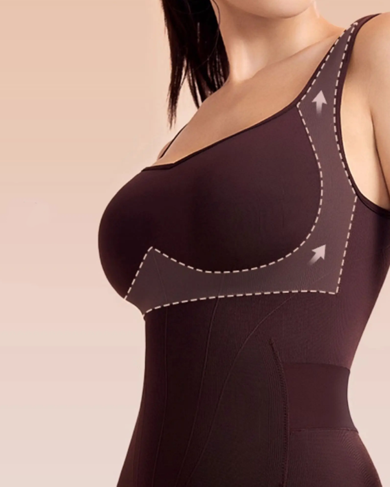 270° Open-Back Tummy Control Butt Lifter Shaping Bodysuit