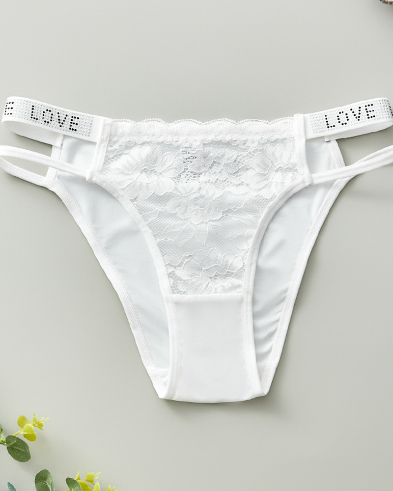 Sexy Multi-Layered Rhinestone Panties