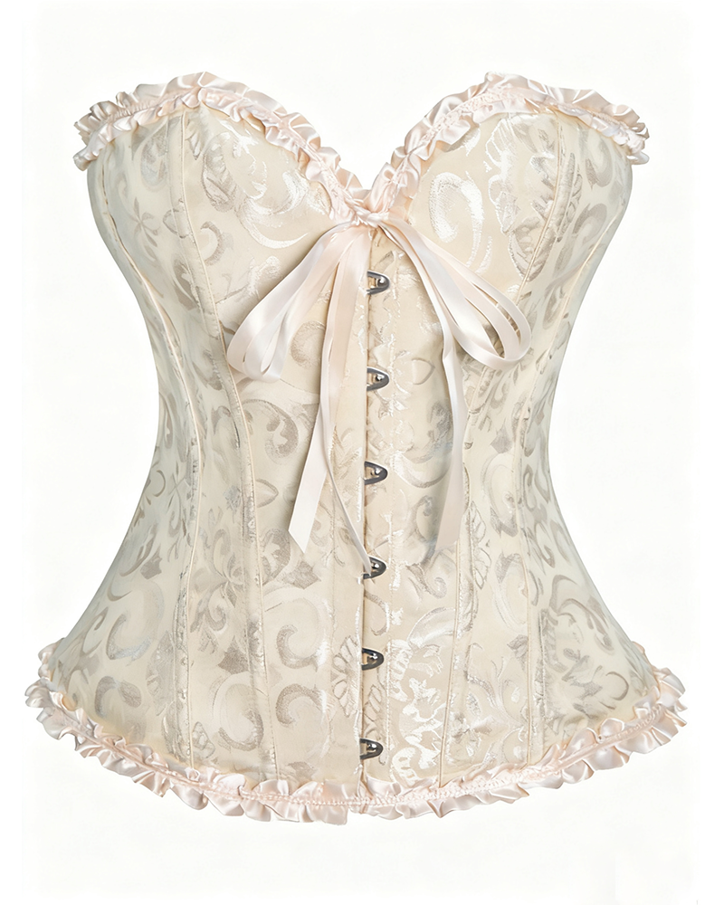 Lace-Up Waist Shaping Corset-Curvy-Faja