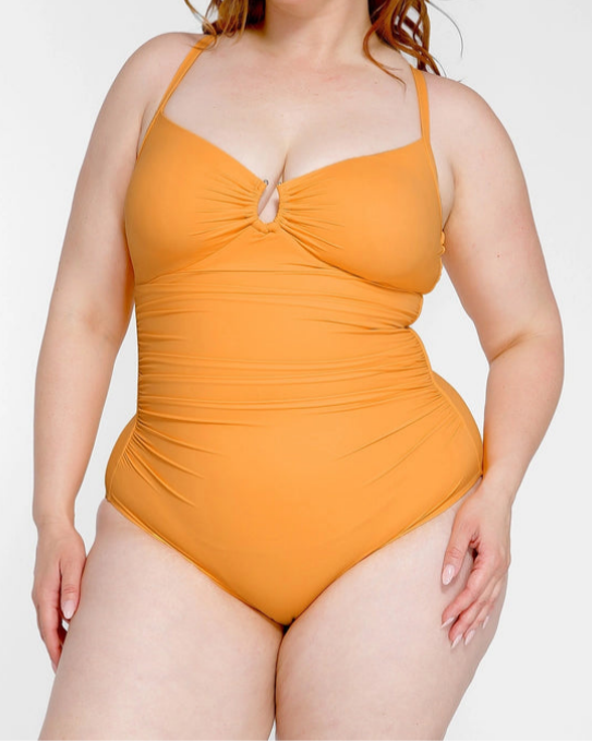 U-Ring Cut Out Shaping Swimsuit（Pre-Sale）