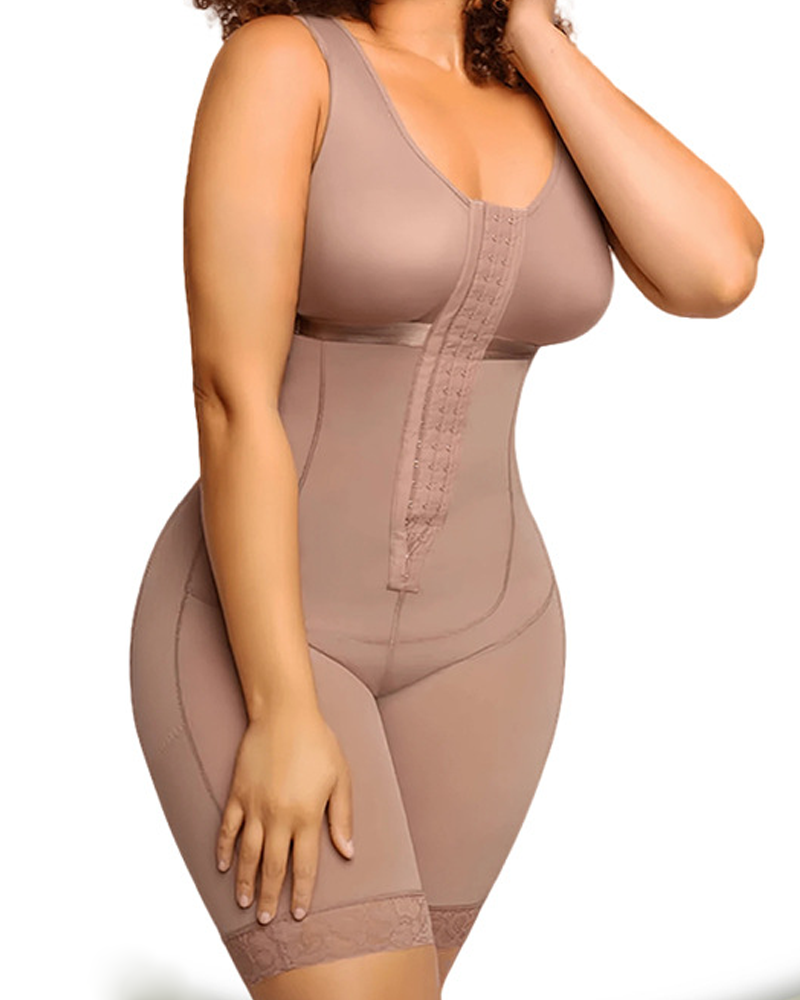 Tummy-Controlling Waist-Tightening Butt-Lifting Body-Shaping Suit-Curvy-Faja