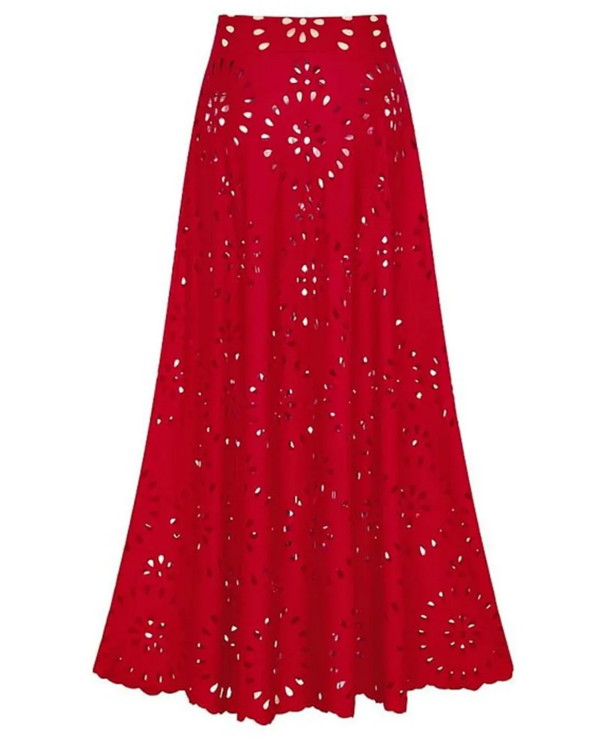 Flower Hollow One Piece Swimsuit and Skirt-Curvy-Faja