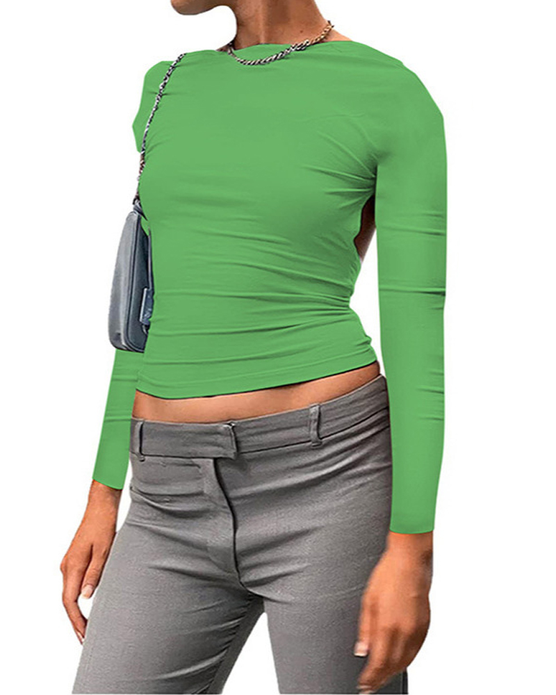 Reversible T-Shirt Top-Curvy-Faja