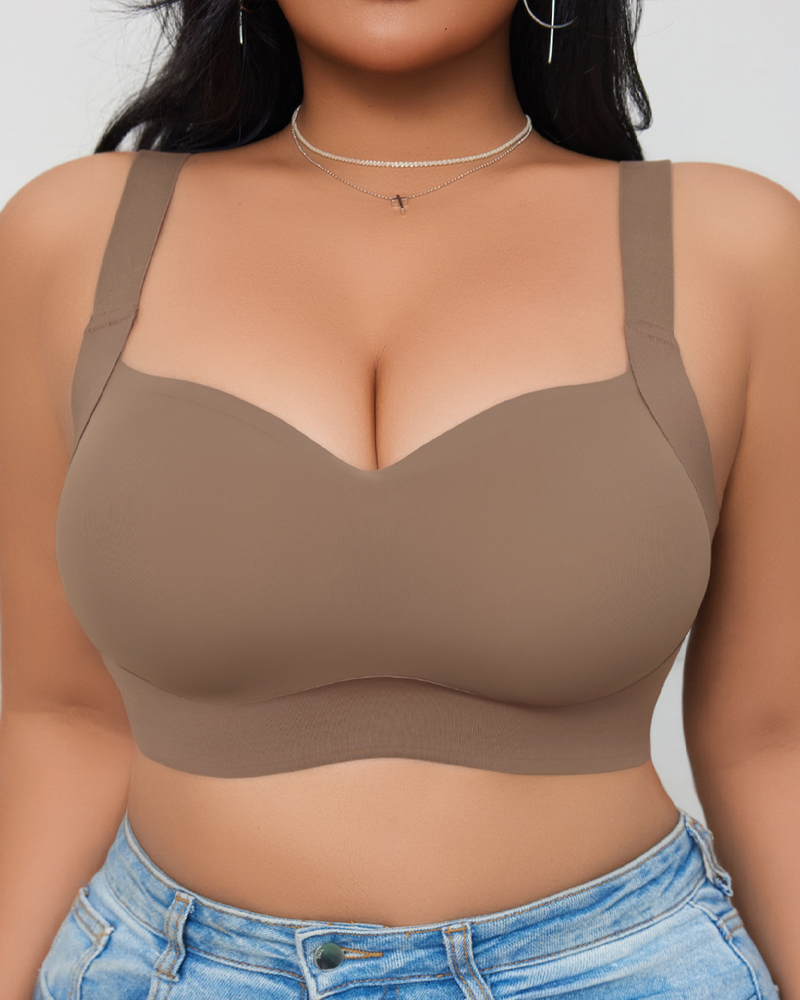 Plus-Size Seamless Push-Up Bra To Prevent Sagging