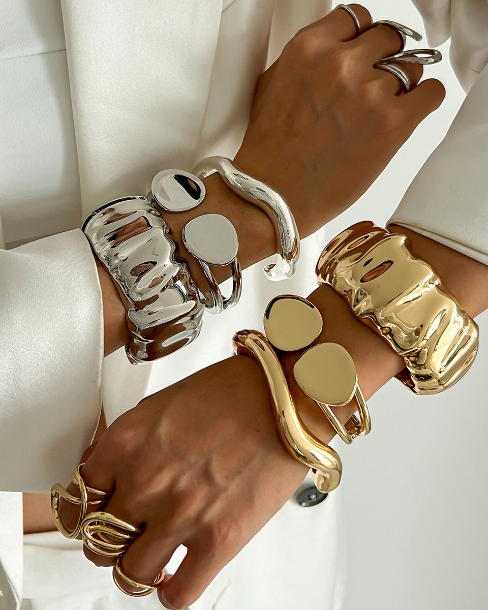 Geometric Bracelet-Curvy-Faja