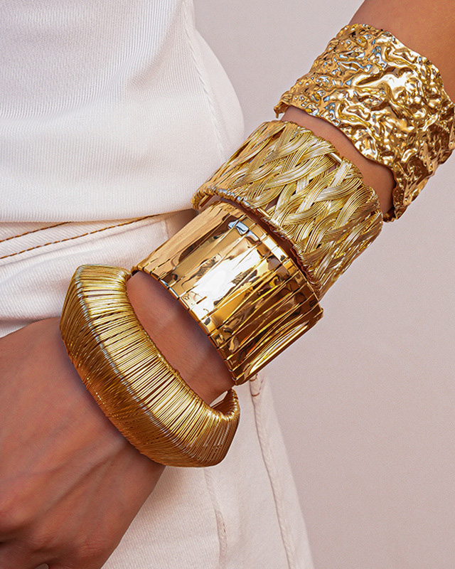 Wrap Cuff Bracelet-Curvy-Faja