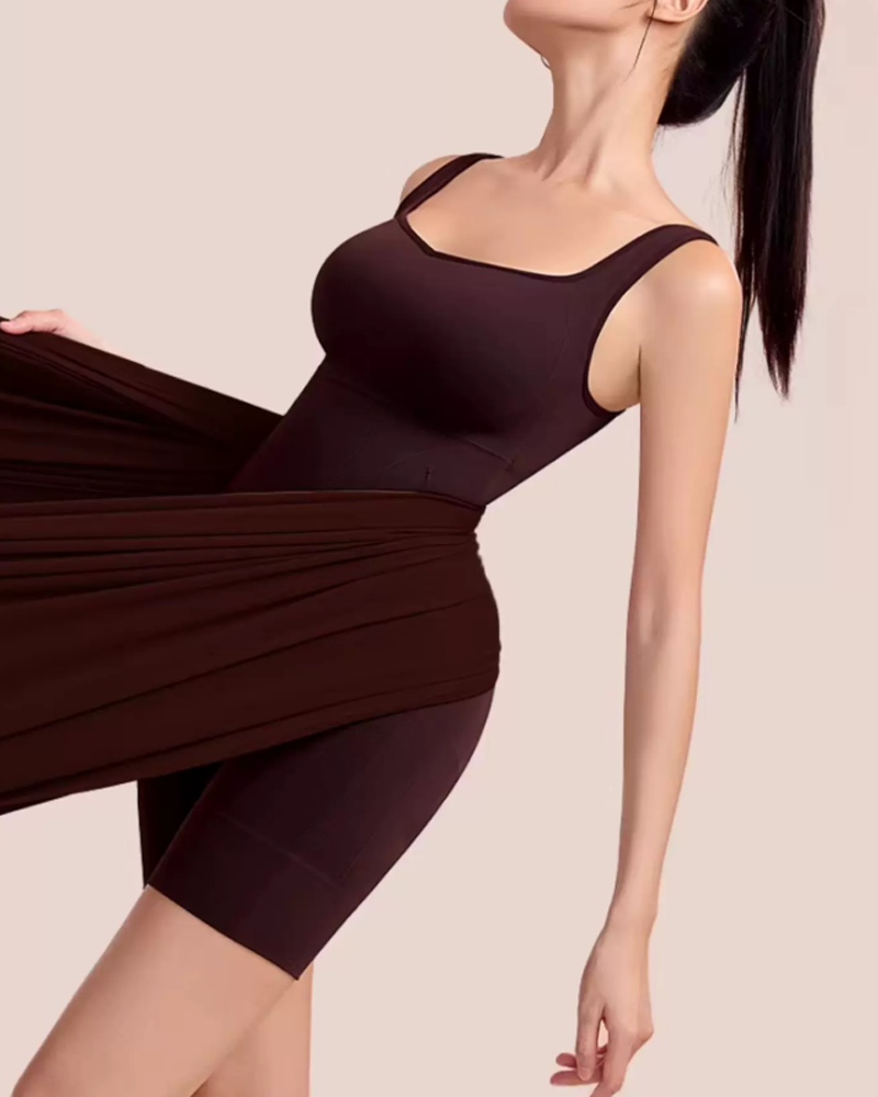 270° Open-Back Tummy Control Butt Lifter Shaping Bodysuit