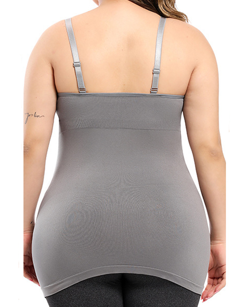 Plus Size Maternity High Elasticity Detachable Camisole