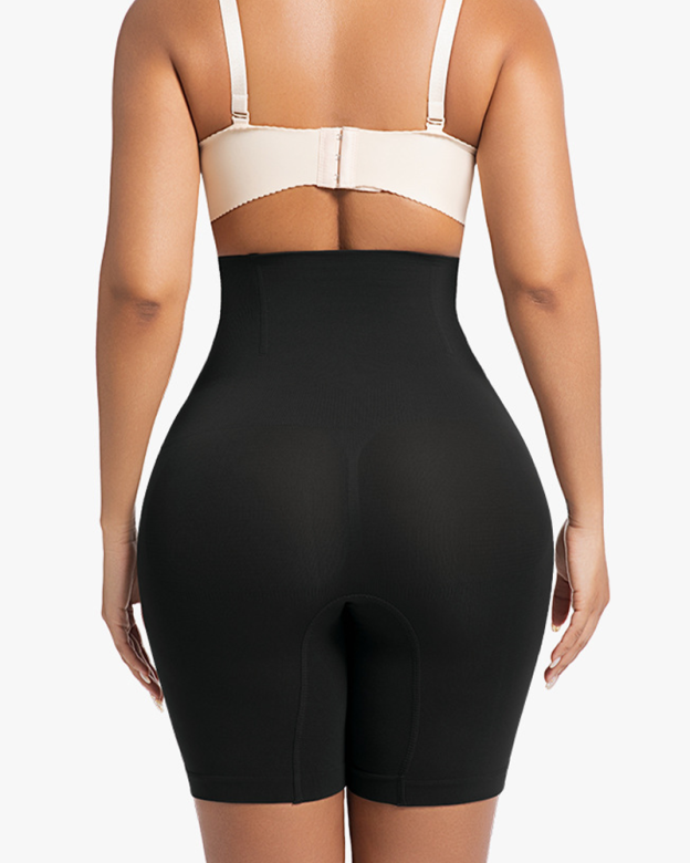 Women's High-Waisted Slim-Fit Shorts