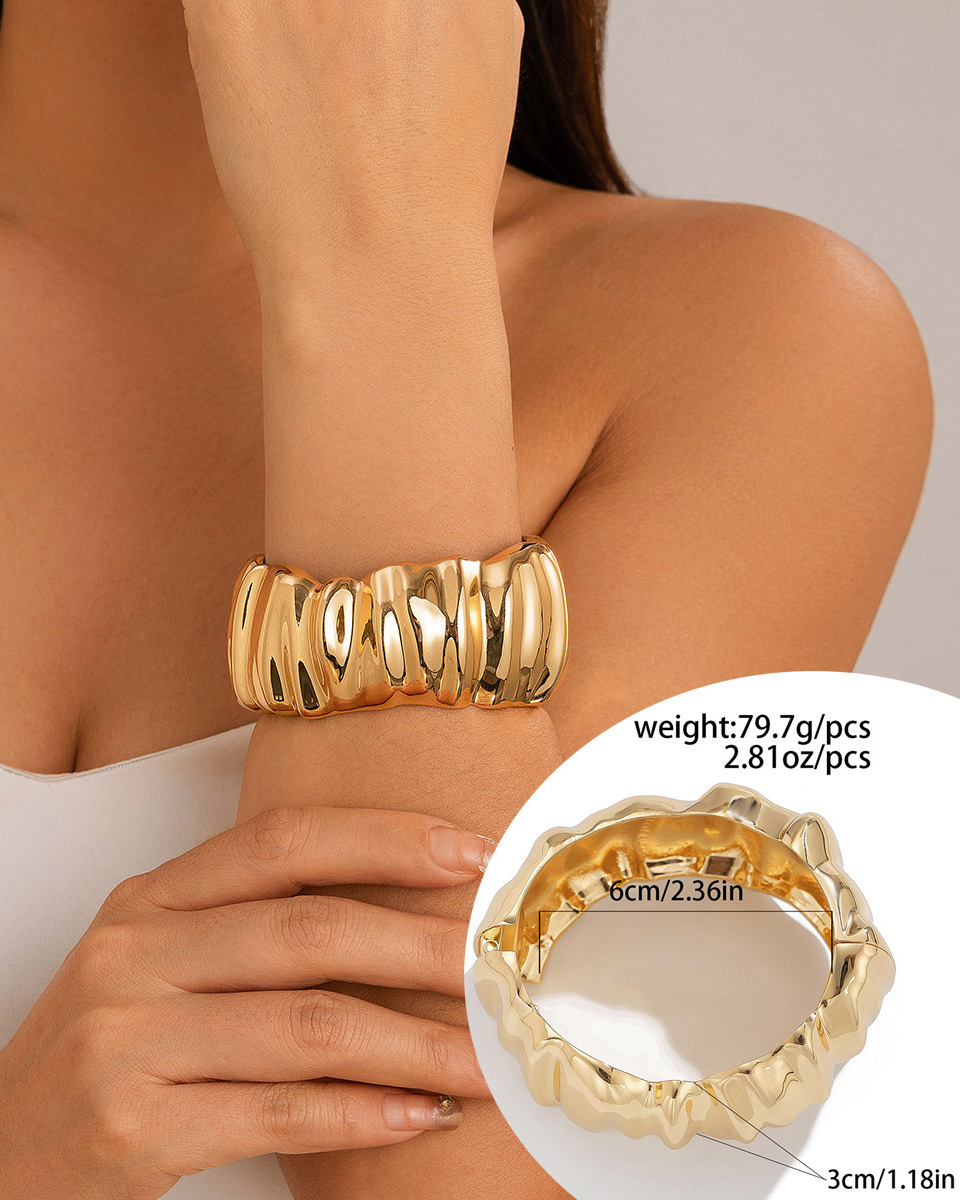 Geometric Bracelet-Curvy-Faja