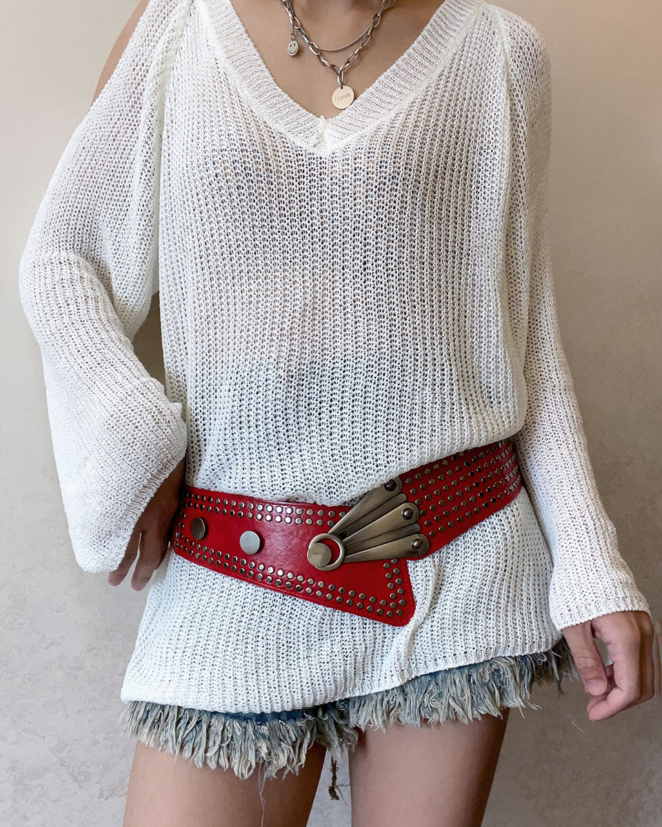 Rivet Punk y2K Hip Belt-Curvy-Faja