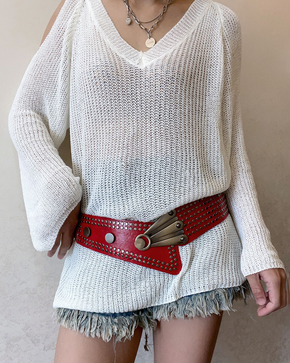 Rivet Punk y2K Hip Belt-Curvy-Faja